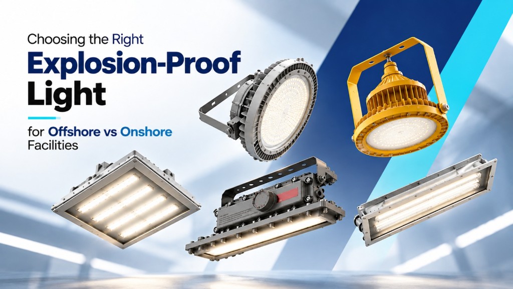 Choosing the Right Explosion-Proof Light for Offshore vs Onshore Facilities